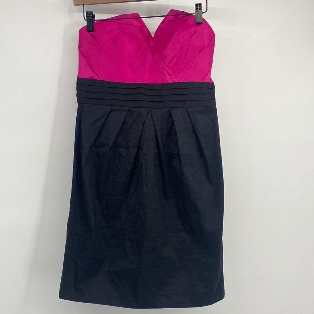Calvin Klein Pink Strapless Cocktail Dress Mini Size 6
